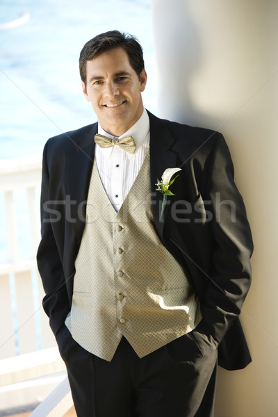 Portrait of groom. Stock photo © iofoto
