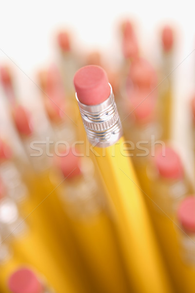Erasers on pencils. Stock photo © iofoto