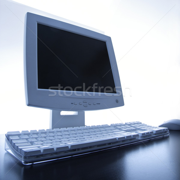 Zdjęcia stock: Komputera · sprzętu · martwa · natura · monitor · komputerowy · klawiatury · myszą