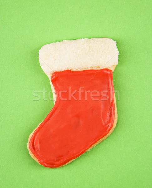 クリスマス ストッキング クッキー 砂糖 装飾的な アイシング ストックフォト © iofoto