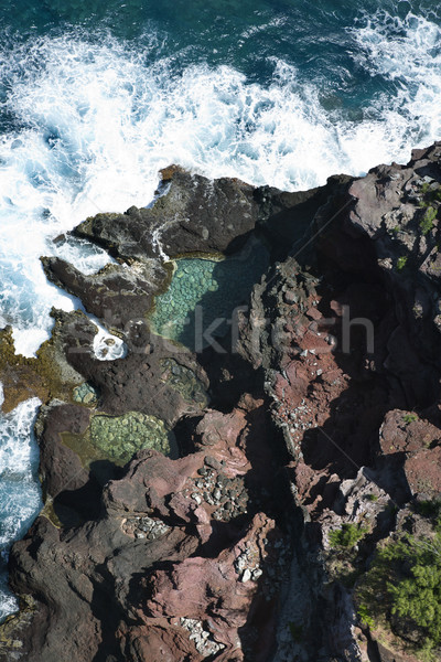 Costa onde rocce mare Ocean Foto d'archivio © iofoto