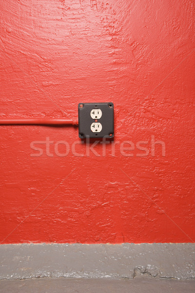 Electrical outlet. Stock photo © iofoto