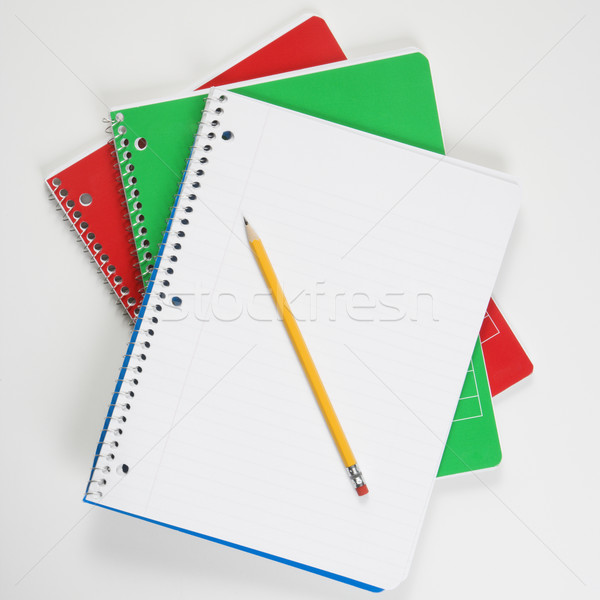 Pencil on notebooks. Stock photo © iofoto
