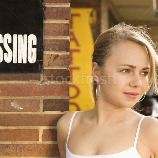 Attractive young woman. Stock photo © iofoto