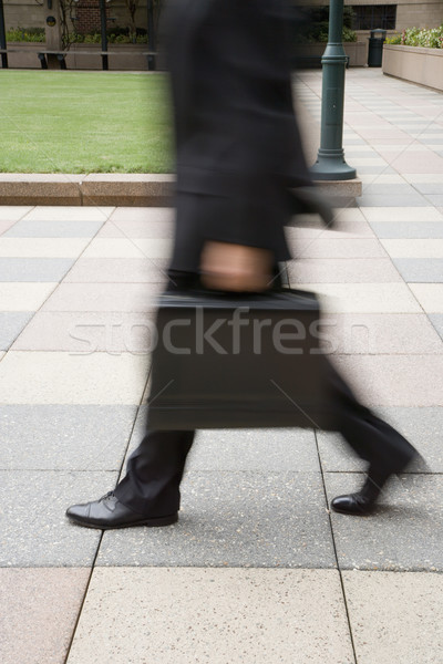 Rushing businessman. Stock photo © iofoto