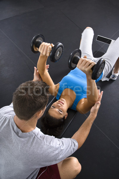 Fitness training Stock photo © iofoto