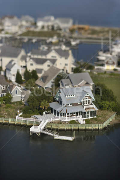 Coastal homes. Stock photo © iofoto
