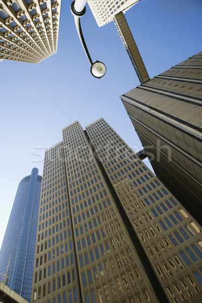 Centro de la ciudad Atlanta rascacielos cielo azul vertical Foto stock © iofoto