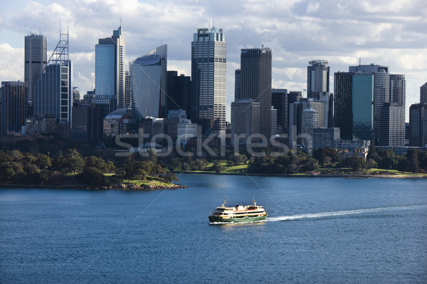 Stok fotoğraf: Sidney · Avustralya · ufuk · çizgisi · liman · şehir