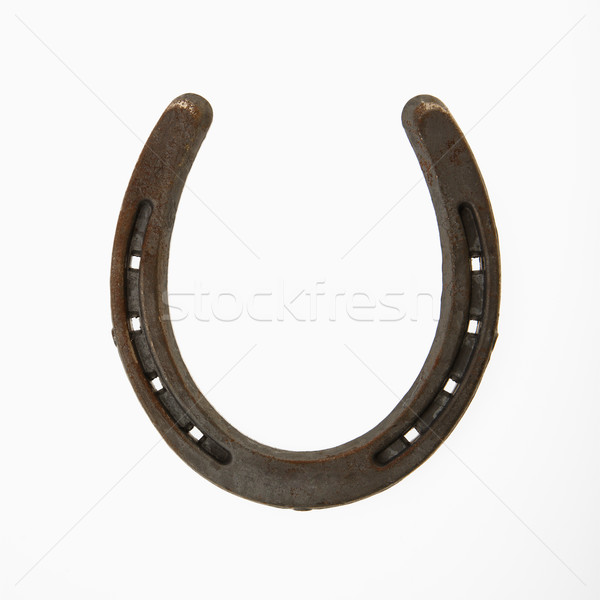 馬蹄 逆さまに 白 金属 色 鋼 ストックフォト © iofoto