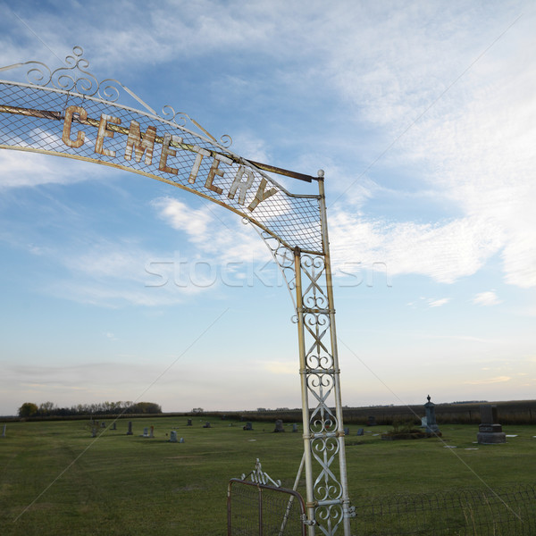 Cemetary entryway. Stock photo © iofoto