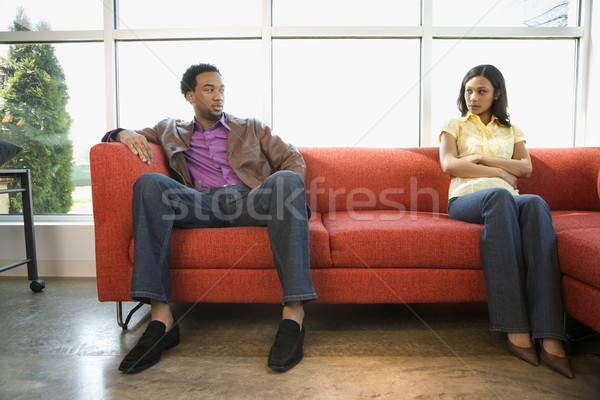 Disputing couple. Stock photo © iofoto