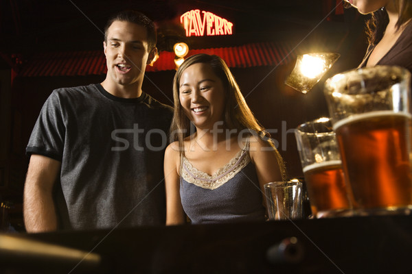 Couple at bar. Stock photo © iofoto