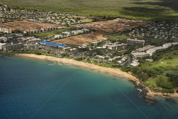 Aerial of Maui coast. Stock photo © iofoto