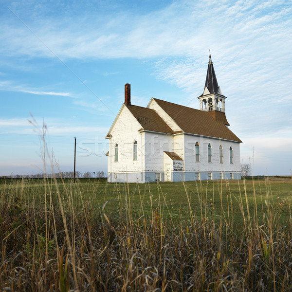 Rural church in field. Stock photo © iofoto