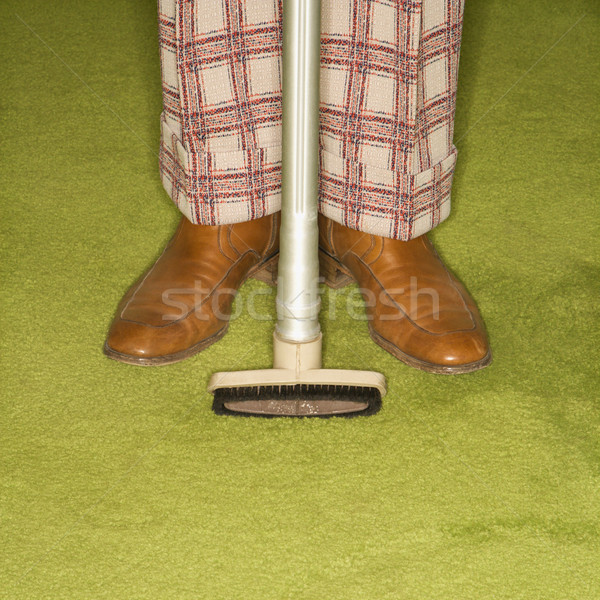 Man cleaning house. Stock photo © iofoto