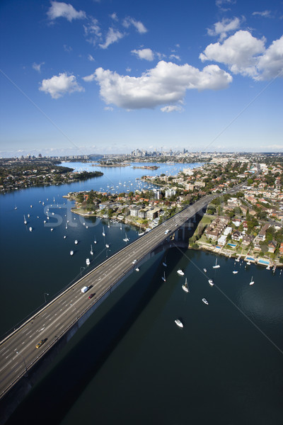 橋 シドニー オーストラリア 道路 ボート ストックフォト © iofoto