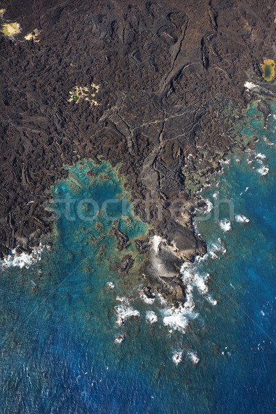 Aerial of coastline. Stock photo © iofoto