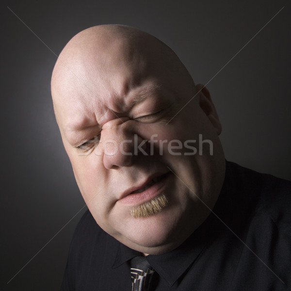 Man facial expression. Stock photo © iofoto