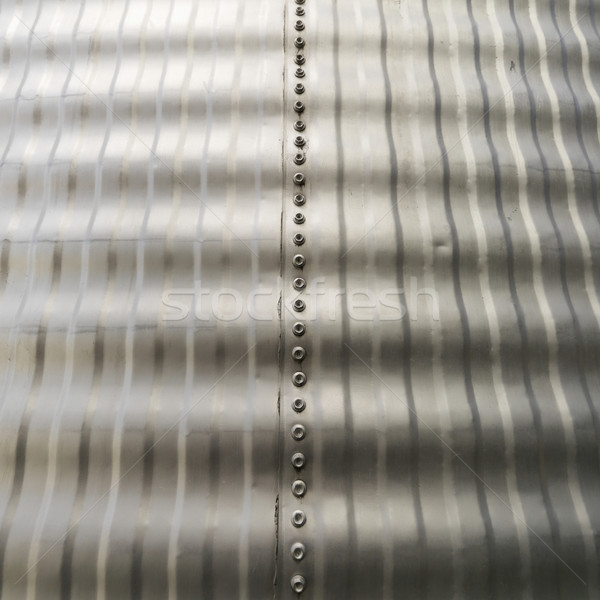 Steel silo close up. Stock photo © iofoto