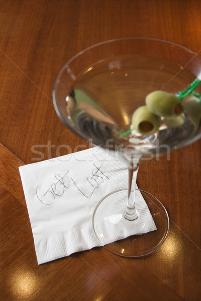 Rejection note at bar. Stock photo © iofoto