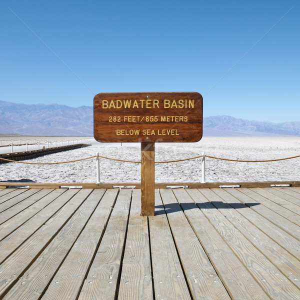 Badwater Basin, Death Valley. Stock photo © iofoto