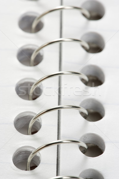 Spiral bound notebook. Stock photo © iofoto