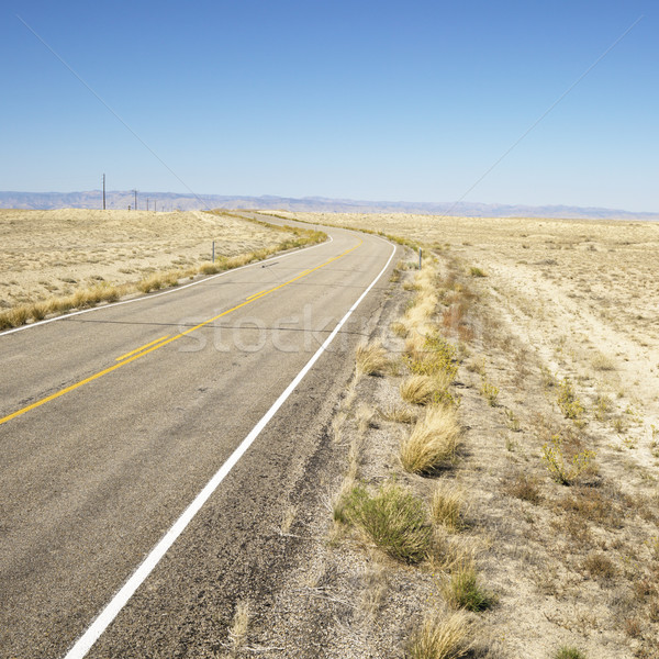 Carretera estéril paisaje Utah viaje color Foto stock © iofoto