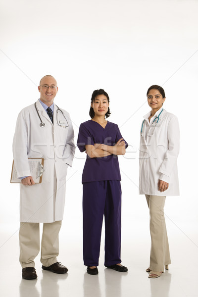 Man and women doctors. Stock photo © iofoto