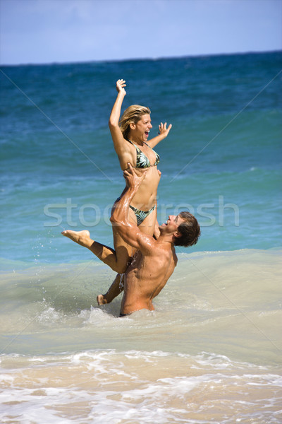 Couple having fun. Stock photo © iofoto