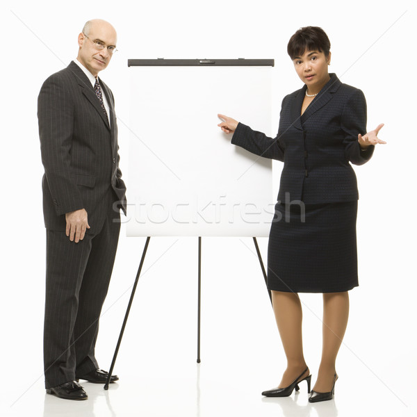 Businesspeople making presentation. Stock photo © iofoto