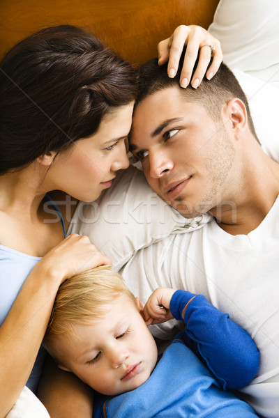 家族 リラックス 白人 両親 ストックフォト © iofoto