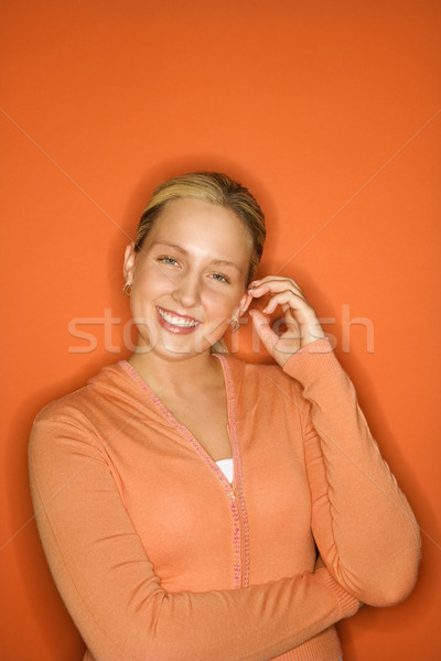Pretty teen girl portrait. Stock photo © iofoto