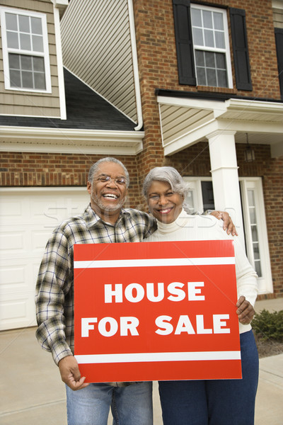 Couple selling house. Stock photo © iofoto