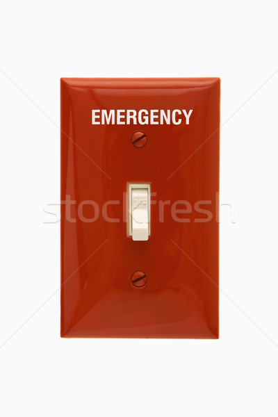 Urgence switch rouge poste lumières [[stock_photo]] © iofoto