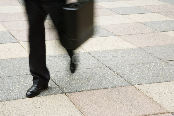 Businessman walking. Stock photo © iofoto