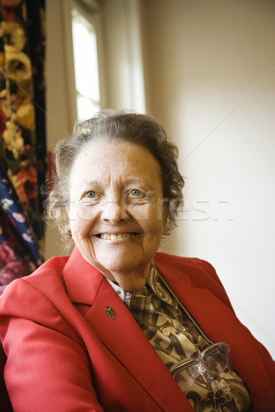Elderly woman portrait. Stock photo © iofoto