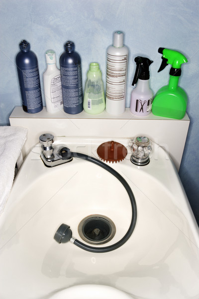 Hair Washing Sink at Salon Stock photo © iofoto