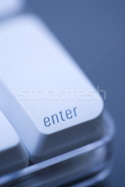 Enter computer key. Stock photo © iofoto