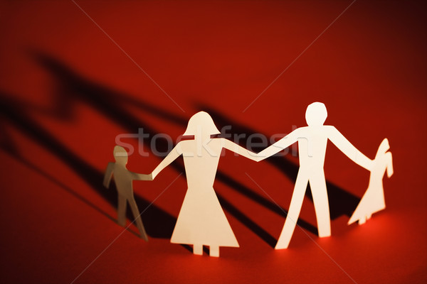 Family holding hands Stock photo © iofoto