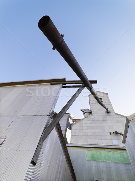 здании металл промышленности фермы Сток-фото © iofoto