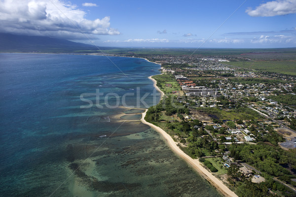 Foto d'archivio: Hawaii · spiaggia · edifici · acqua