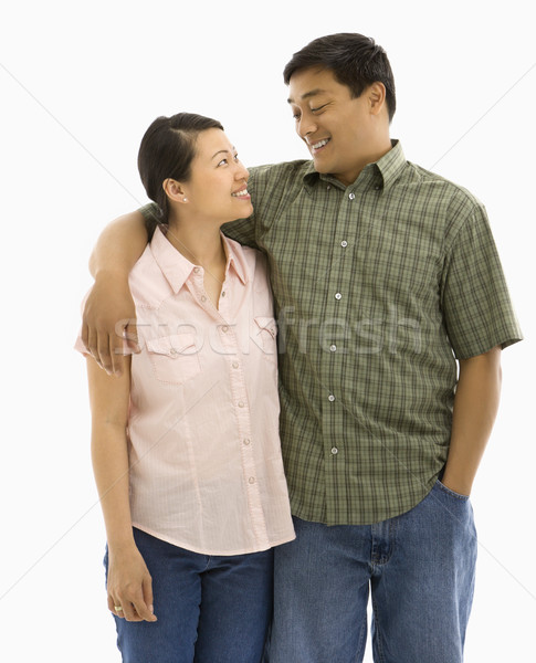 Smiling Asian couple. Stock photo © iofoto