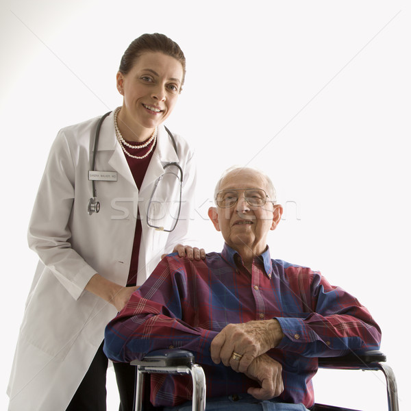 Man and doctor. Stock photo © iofoto