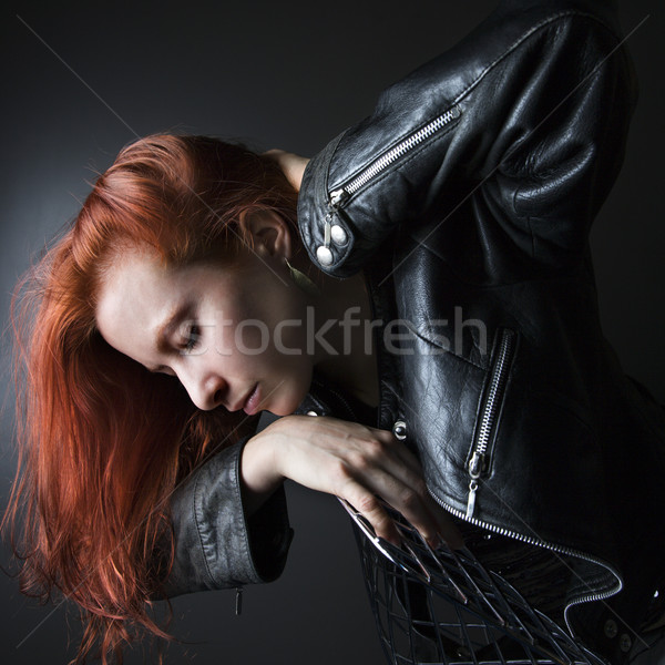 Foto stock: Mulher · bastante · mulher · jovem