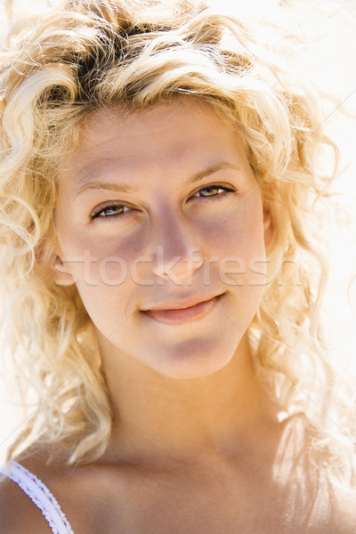 Pretty woman portrait. Stock photo © iofoto