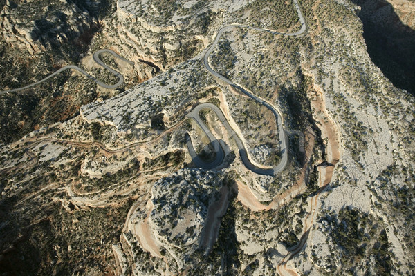 Winding desert road. Stock photo © iofoto
