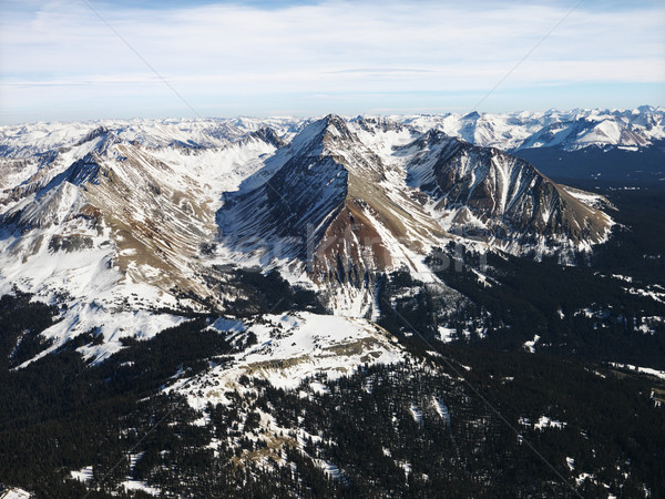 Rocky Mountain aerial. Stock photo © iofoto