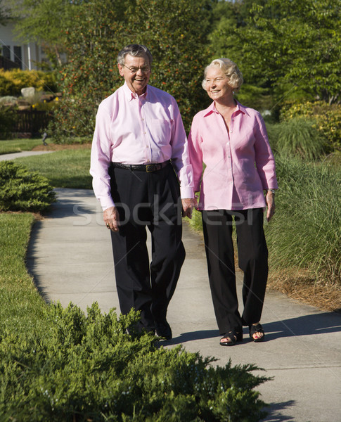 Mature couple walking. Stock photo © iofoto