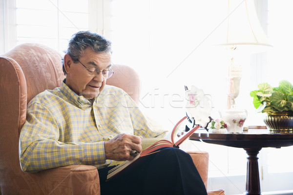 Mature man reading. Stock photo © iofoto